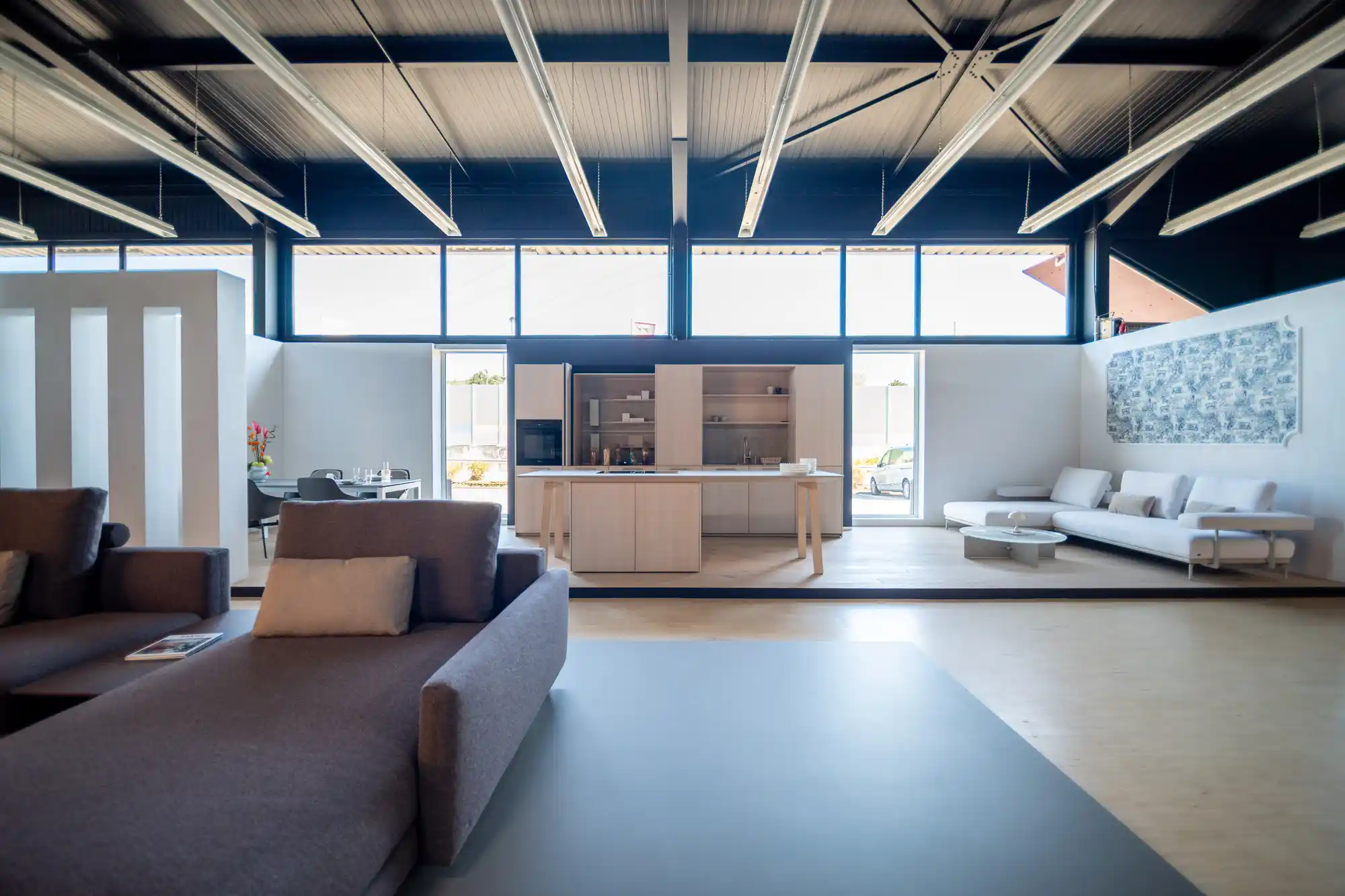 Küche im Schickinger Showroom in Sinzheim – eiche